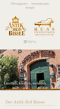 Mobile Screenshot of antikhof-bissee.de