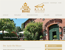 Tablet Screenshot of antikhof-bissee.de